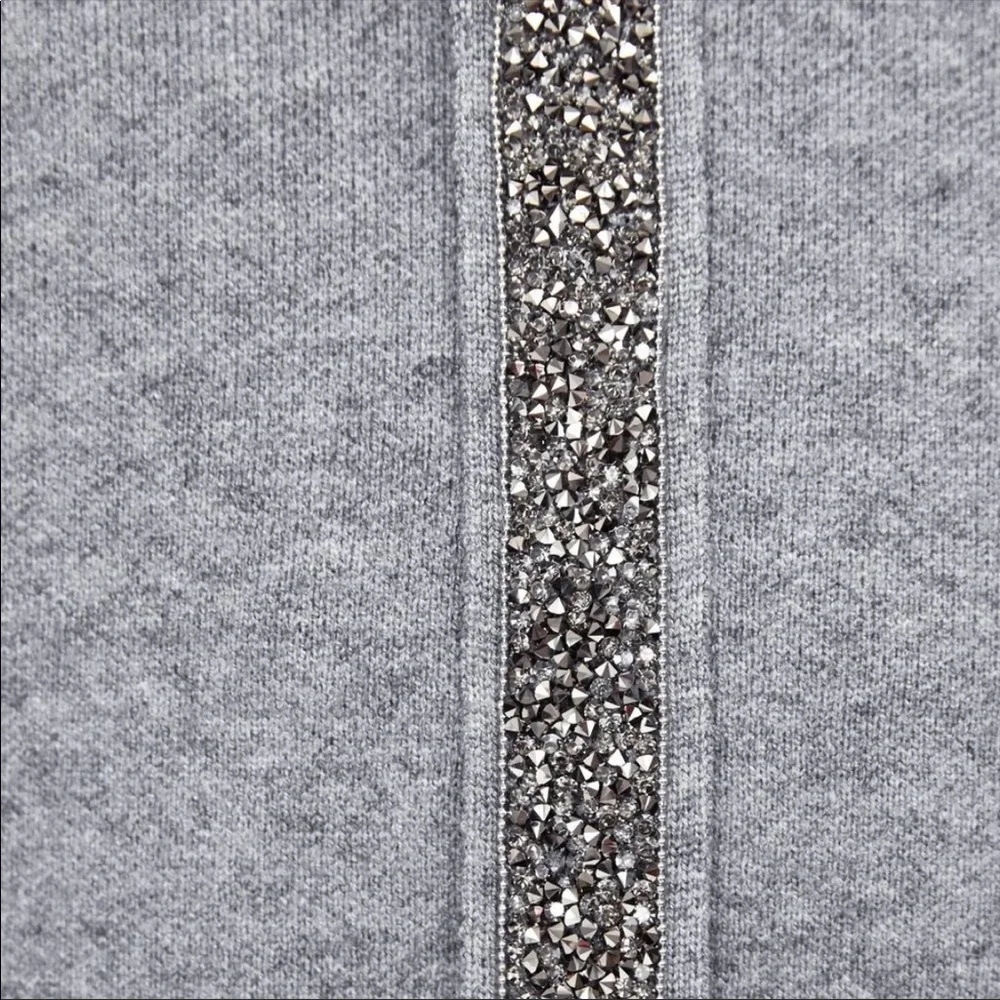 *NEW Zara Gray Knit Hoodie Top - Picture 4 of 8